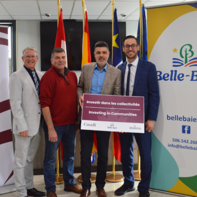 Annonce de financement pour l'extension du réseau de traitement des eaux usées secteur Beresford